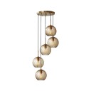 Loft Industry Modern - Glass Dots Chandelier